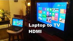 How to Connect Laptop to TV using HDMI - Easy & Fun