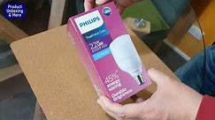 Philips TrueForce Core LED bulb unboxing and demo
