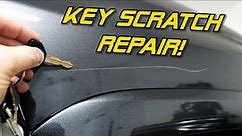 Repairing a Deep SCRATCH in Car Paint | DIY Key Scratch Fix