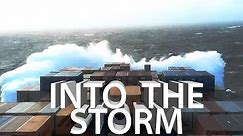 Ship In Storm! Bad Weather and Rough Seas in Atlantic Ocean | Life at Sea