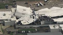 Raw Chopper 11 video of tornado destruction of Pfizer plant