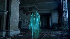 Halloween 2023 HD Creepy ghost holograms for projectors 4 hours of non stop scary sounds and visuals