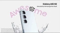 Experience the enhanced design and security | #GalaxyA55 5G | Samsung