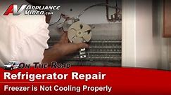Hotpoint Refrigerator Repair - Freezer Is Not Cooling Properly - Evaporator Fan Motor