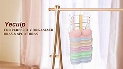 Bra Hangers for Closet Organizer - Wood Bra Organizer