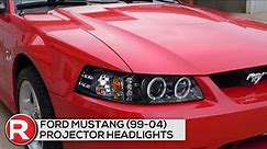 DIY Install: Spec-D Projector Headlights Ford Mustang (99-04) Dual Halo - Black or Chrome & Demo