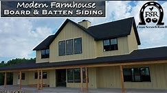 Board and Batten Siding on our Modern Farmhouse Build