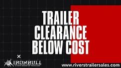 Utility Trailer CLEARANCE! Iron Bull