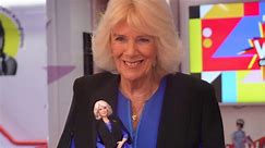 Queen Camilla Matches Barbie Doll Lookalike at Buckingham Palace