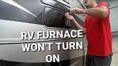 ATWOOD RV FURNACE WON'T TURN ON! TROUBLESHOOTING TIPS