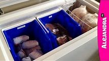 How to Organize a Chest Freezer with Baskets and Bins