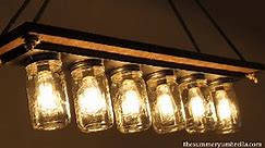 Every Dining Room Needs One of These DIY Mason-Jar Light Fixtures