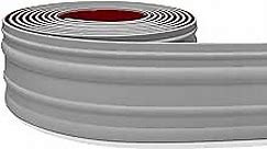 PRO FLEX Gray Vinyl Wall Base Decor, 4 inch X 20 ft Wall Base Trim with Super Strong Peel and Stick Adhesive Back - Flexible Self Stick Vinyl Wall Base - Easy Install Vinyl Floor