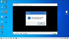 How to Fix Can’t Play Video or Audio Error in Windows PC