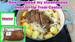 How I cook my Steakhouse Tri-Tip from Costco