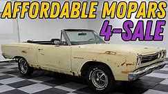 10 Affordable Mopar Classic Cars for Sale | Daily Drivers | Plymouth Dodge & Chrysler Cars 4Sale