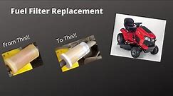 How to change Riding Lawn Mower Fuel Filter