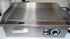 detailed review Dyna-living commercial 22" electric flat top griddle