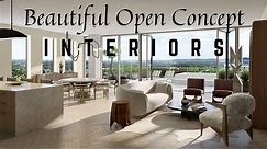 Beautiful Open Concept Living & Dining Room, New Interior Decor Ideas
