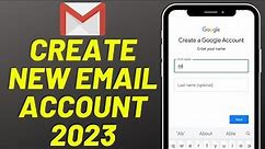 How to create a new gmail account 2023? Create new email id?
