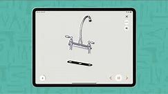 Delta Two Handle Faucet 21987LF Assembly Overview