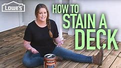 How to Clean, Seal or Stain a Deck | Lowe's