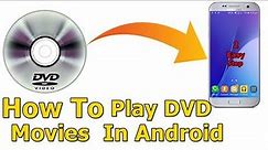 How To Play DVD Movies In Android hindi