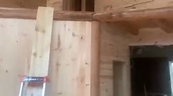 More video of log home remodel! #loghomes | Woodworkers