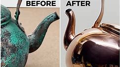 Old copper tea kettle restoration!