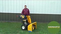 Cub Cadet Snowblower Starting and Operations