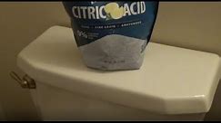 Citric Acid Toilet Tank Cleaner