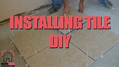 How To Install Ceramic Tile Over A Concrete Slab. Home Love Construction DIY