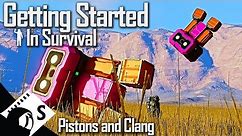 Pistons and Drilling Rigs - Getting Started in Space Engineers #5 (Survival Tutorial Series)