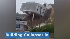 Building Collapses in Mexico After Landslide
