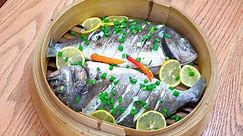 Steamed Fish - How To Steam Fish - Whole Fish Recipes - Sea Bream - Youtube - Lemongrass Fish