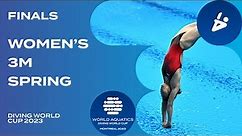 LIVE | Women's 3m Springboard Final | Diving World Cup 2023 | Montreal