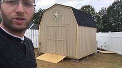Lowes Heartland Rainier Gambrel Engineered Wood Storage Shed Review