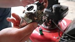 Honda GCV 160 Mower Carburetor Clean/ Surging Fix