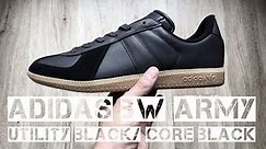 Adidas BW Army "Uitlity Black/ Core Black" | UNBOXING & ON FEET | fashion shoes | 2017 | HD