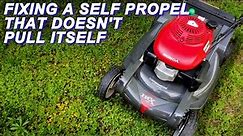Fixing The Self Propel On A Honda Mower