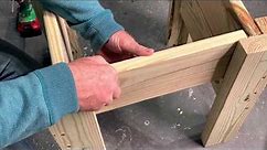 How to build a small planter box.