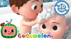 [ 30 MIN LOOPED ] Bath Song | @CoComelon | for Kids | Sing Along With Me! | Learning Videos