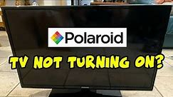 How to Fix Your Polaroid TV That Won't Turn On - Black Screen Problem