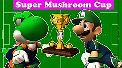 Super Mario Strikers - Yoshi, Hammer Bros Vs Luigi, Birdo Round 3 in Super Mushroom Cup