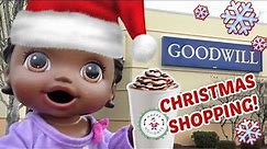 BABY ALIVE SHOPS for CHRISTMAS! The Lilly and Mommy Show! FUNNY KIDS SKIT! KIDS CHRISTMAS!