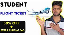 Student flight ticket booking || student discount on flights || indigo airlines student fare