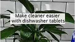 💫3 ways to clean easier using dishwasher tablets. 1. Place a dishwasher tablet over your plug hole and pour hot water on it to dissolve it. This will freshen up your sink. 2. Place your oven racks into your bathtub and fill up with hot water. Put in 2/3 dishwasher tablets and then let it soak for an hour. This will lift off any grease and grime. 3. Place a dishwasher tablet in the washing machine drum. Wash on normal load to clean machine and remove odours. 💫Have you tried any of these hacks b