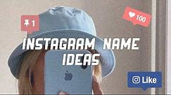 Cute And Short Instagram Name Ideas