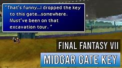 How to return to Midgar Slums in Final Fantasy 7 (how to get the Midgar Key and get Platinum Heart)