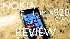 Nokia Lumia 920 Review (Cyan)